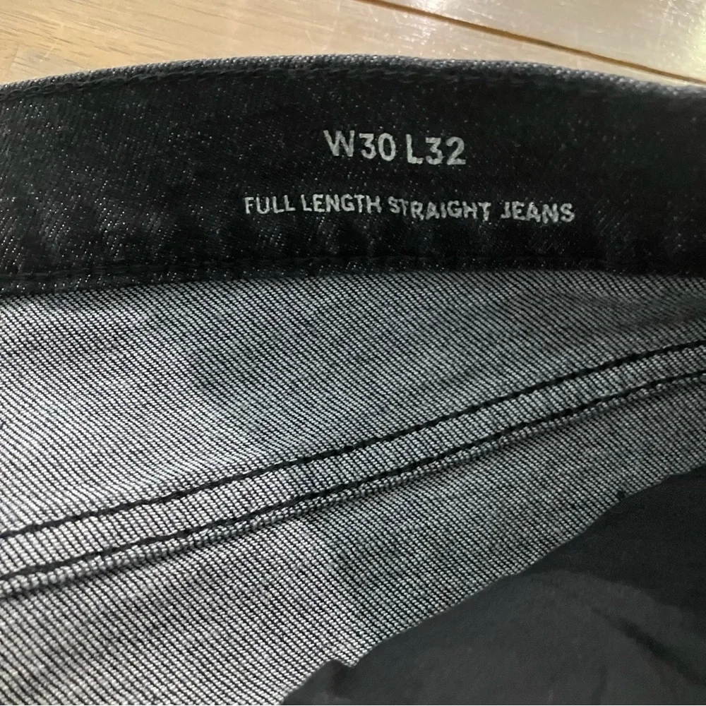 Boden Womens Size 30 High Waisted Full Length Black Straight Leg Jeans Cuffed - Picture 5 of 13